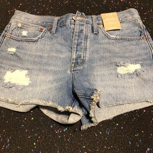 Madewell Relaxed Denim Shorts - size 28